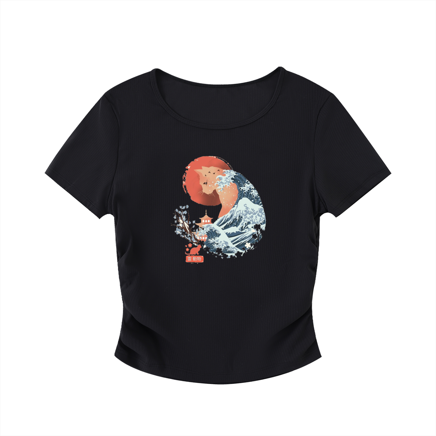 Ruched Bodycon Crop Top